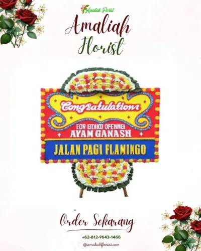 Bunga Papan Congratulation di Banjarkulon